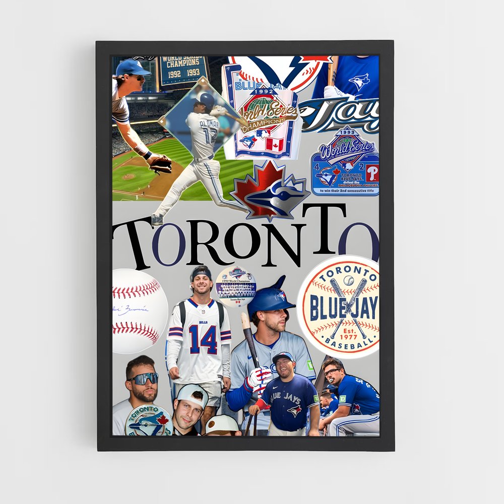 Poster Fan des Blue Jays – affiche Baseball (vue 2)